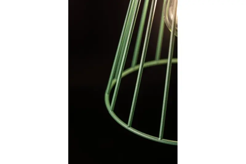 Decor Kaliope modna zelena viseča svetilka s premerom 18 cm, 8044