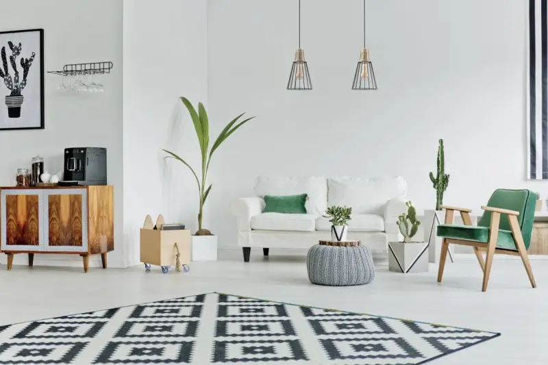 Decor Kaliope modna zelena viseča svetilka s premerom 18 cm, 8044