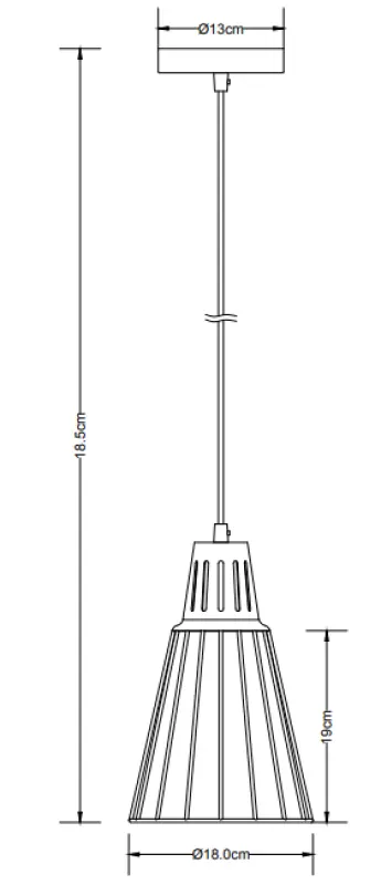 Decor Kaliope modna zelena viseča svetilka s premerom 18 cm, 8044