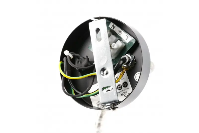 Decor Etore črna stenska svetilka s kovinsko roko, premer 11 cm, 1860