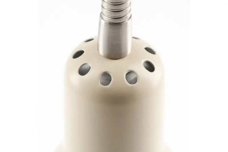 Decor Etore beige stenska svetilka s kovinsko roko, premer 11 cm, 1907