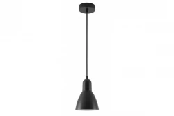 Decor Etore črna viseča svetilka črna vrvica 2072