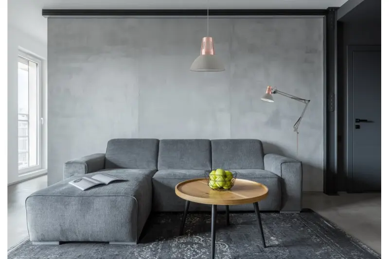 Decor Artemia siva viseča svetilka z industrijskim zaključkom, premer 34,5 cm, 2447