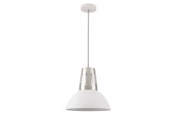 Decor Artemia bela viseča svetilka z industrijskim zaključkom, premer 34,5 cm, 2508