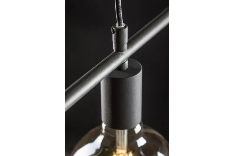 Decor Lija siva enotočkovna kvadratna viseča svetilka 2836