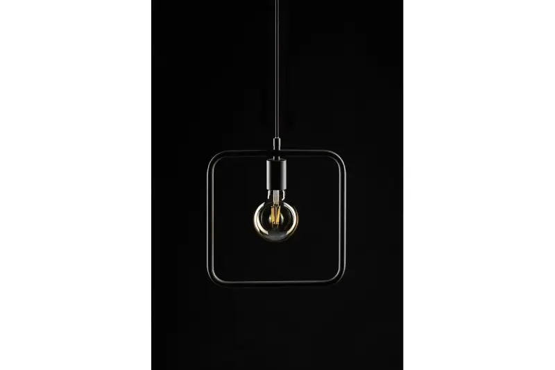 Decor Lija siva enotočkovna kvadratna viseča svetilka 2836