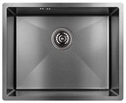 Aquadesign pomivalna korita pištola metal RVS pomivalno korito antracitna barva PVD 50x40 podpultna, vgradna in nadgradna 1208957702