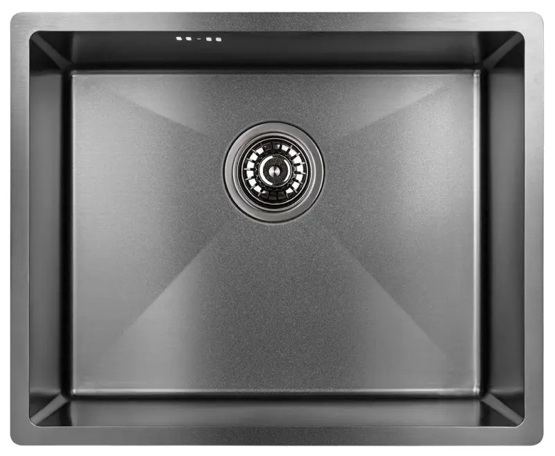 Aquadesign pomivalna korita pištola metal RVS pomivalno korito antracitna barva PVD 50x40 podpultna, vgradna in nadgradna 1208957702