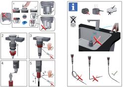 Franke odtočni set za pomivalna korita s turbo odtokom in avtomatskim praznjenjem ter gumbom iz nerjavečega jekla 1208957709