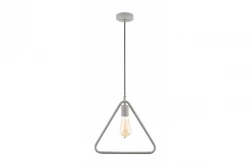 Decor Gija siva enopična trikotna viseča svetilka 2751