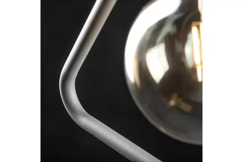 Decor Gija siva enopična trikotna viseča svetilka 2751