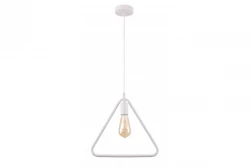 Decor Gija bela enopična trikotna viseča svetilka 2812