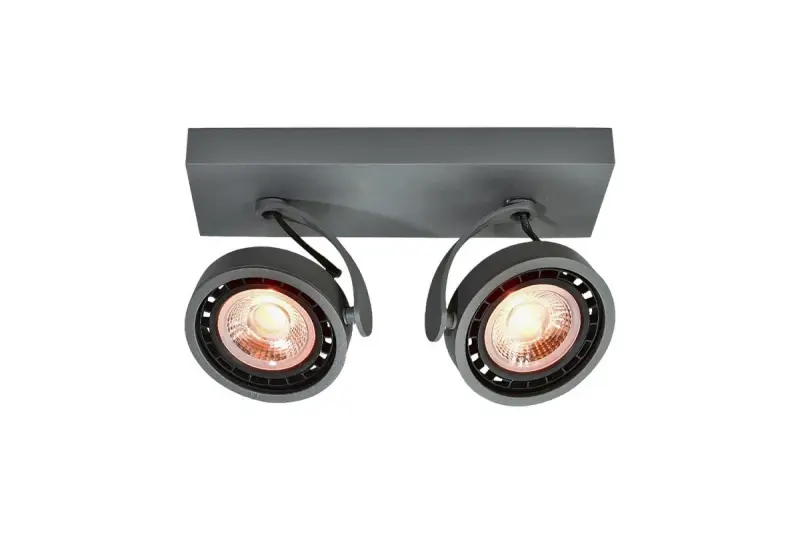 Decor Wally stropna ali stenska svetilka antracit v premični glavi 2 svetlobna vira 4304