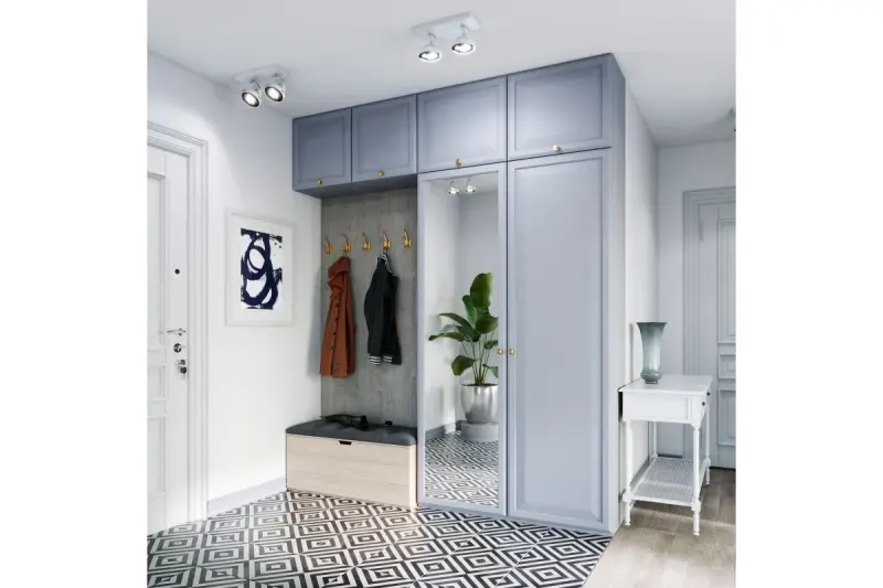 Decor Wally stropna svetilka ali stenska svetilka bela v premični glavi 2 svetlobna vira 4373