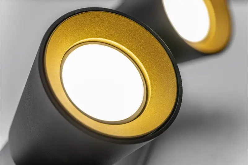 Decor Elli moderna črna stropna svetilka s 3 svetlobnimi viri 4588