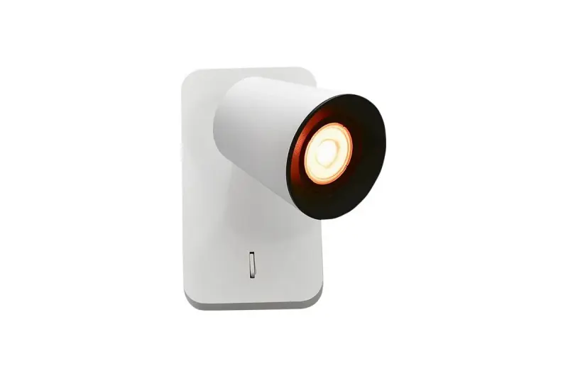 Decor Elli moderna bela stenska svetilka s stikalom 4434