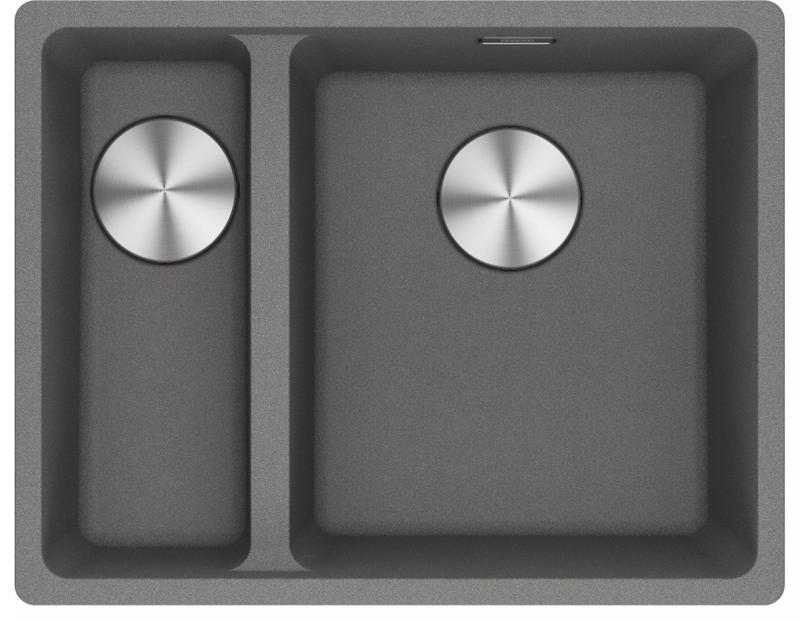 Franke Maris MRG 260-34-15 Fragranite Stone siv sivi umivalnik Desna stran raven vgradnja