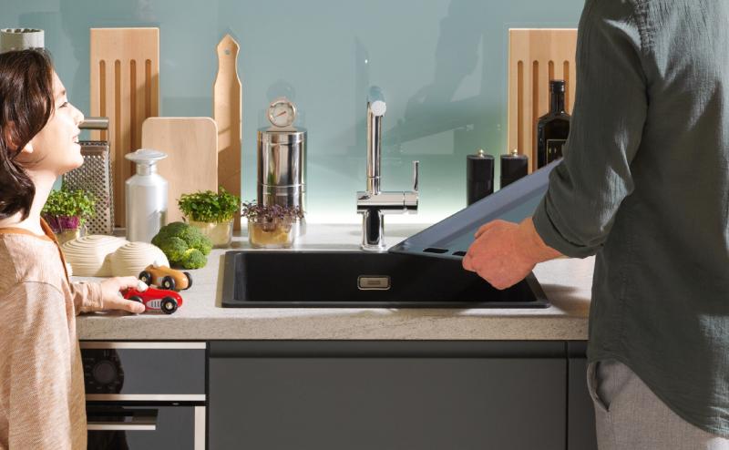 Franke Maris MRG 210-72 Fragranite Onyx vgradnja ravne kuhinjske korite