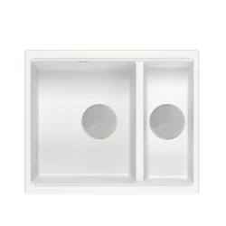 Quadri Newport II wit 1,5 pomivalno korito granit nadgradni in vgradni pomivalnik 555x460mm z inox čepom 1208957860