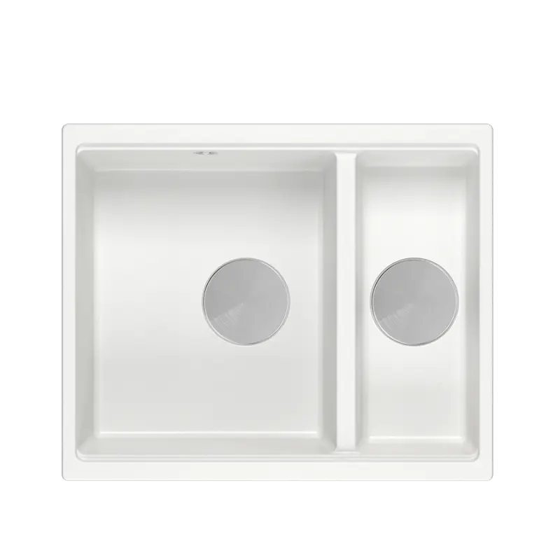 Quadri Newport II wit 1,5 pomivalno korito granit nadgradni in vgradni pomivalnik 555x460mm z inox čepom 1208957860