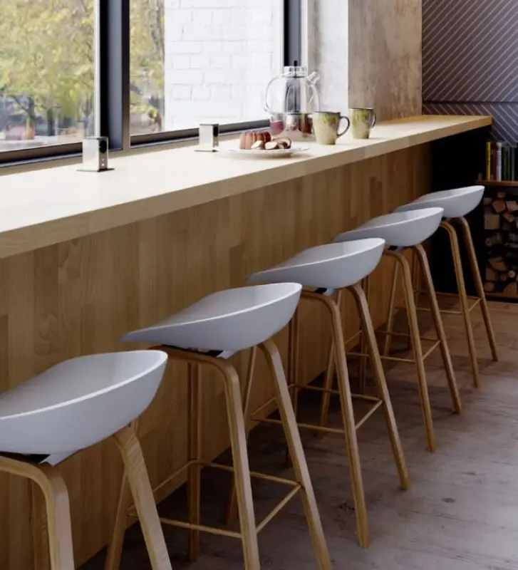 Indux Push uitschuifbare zwarte randaarde stopcontact met 1xUSB A in 1xUSB C z RVS pokrovom 1208957930