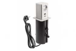 Indux Push uitschuifbare wit randaarde stopcontact met 1xUSB A en 1xUSB C met RVS deksel 1208957931 vertalen naar het Sloveens zou zijn:

Indux Push izvlečna bela vtičnica z ozemljitvijo s 1x