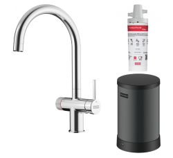 Franke Maris water hub 4L bojler 3-1 s Twist mehansko pipo za vrelo vodo krom 160.0705.687