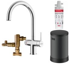 Franke Maris waterhub 4L kotel 3-1 z Twist mehansko pipo za vrelo vodo kromirana z vodno mešalno enoto 1208957940
