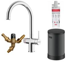 Franke Maris water hub 4L bojler 3-1 z Twist mehansko pipo za vrelo vodo krom z obvodom waterhub 1208957941