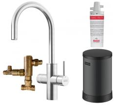 Franke Maris water hub 4L bojler 3-1 s Touch elektronsko pipo za vrelo vodo RVS z vodno mešalno enoto 1208957943