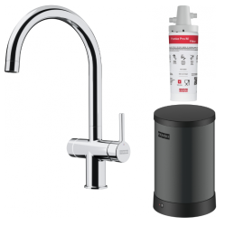 Franke Maris water hub 4L bojler 3-1 z Touch elektronsko pipo za vrelo vodo kromirana z mešalnim setom waterhub 1208957946