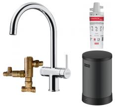 Franke Maris water hub 4L bojler 3-1 z Touch elektronsko pipo za vrelo vodo kromirana z mešalnim setom waterhub 1208957946