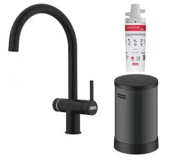 Franke Maris waterhub 4L boiler 3-in-1 met Touch elektronische kokendwaterkraan in mat zwart 160.0702.518