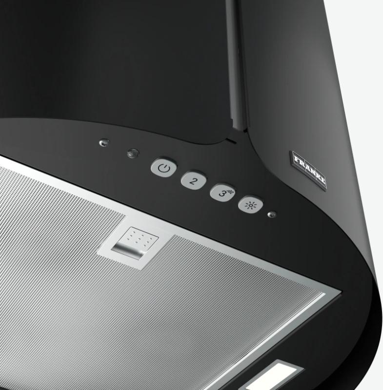 Franke Smart Suspended otočna črna mat napo 42 cm 345.0654.933