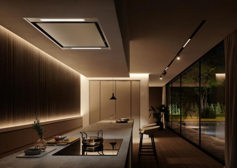 Franke AQ Sense stropna enota iz nerjavečega jekla, kuhinjska napa 90 cm 350.0657.264