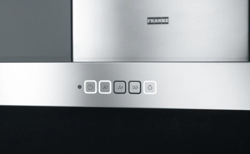 Franke Mythos Tale otok nerjaveče jeklo kuhinjska napa 90 cm 325.0552.774