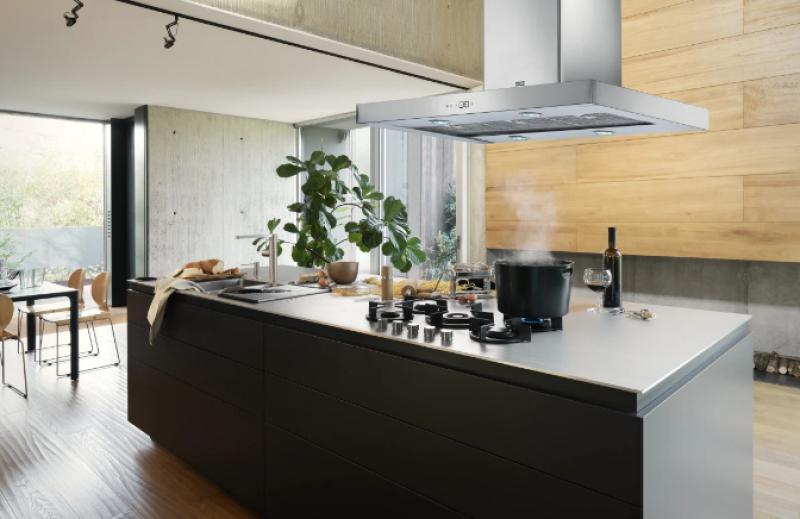 Franke Mythos Tale otok nerjaveče jeklo kuhinjska napa 90 cm 325.0552.774