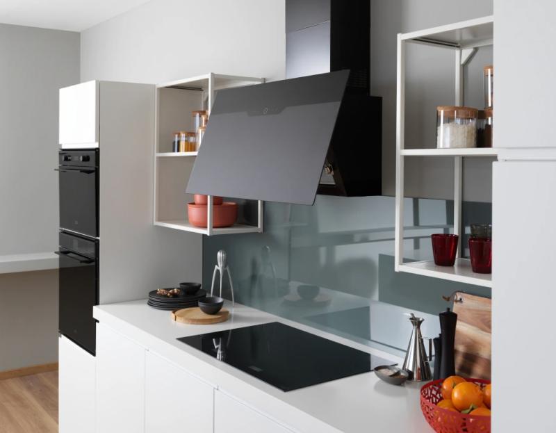 Franke Maris Drip Free stenska mat črna napa 90 cm 330.0657.418