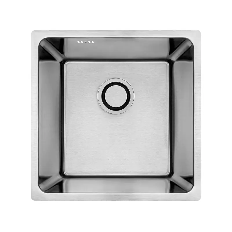 Aquadesign R25 jekleno nadgradno, podgradno in vgradno korito iz nerjavečega jekla 40 x 40 cm 1208958206