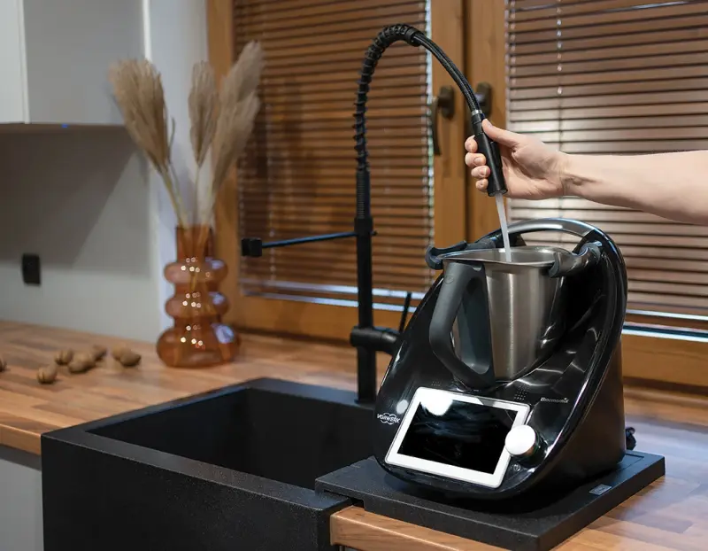 Aquadesign Unix granit odcejalnik 35x35cm črna 1208958214