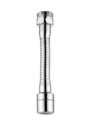 Aquadesign 2-funkcijski podaljšani perlator s prilagodljivim izlivom 13 cm krom M22 in M24 1208958229