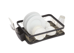 EPKA Dish črna/zlata odcejalnik za posodo jeklo 43,3x10,5x32cm 1208958249