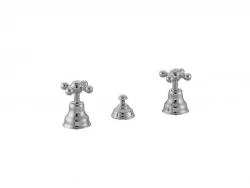 Huber Victorian 3-luknjasta armaturna pipa za bide brez izliva Bron AC90121027