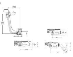 Waterevolution badafvoer met push-to-open PVD koper 1208958404