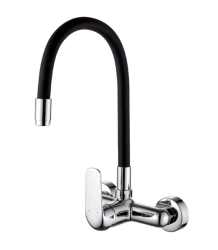 Aquatrimo Chopin stenska pipa kromirana z visoko fleksibilno cevjo 21CP8462CM