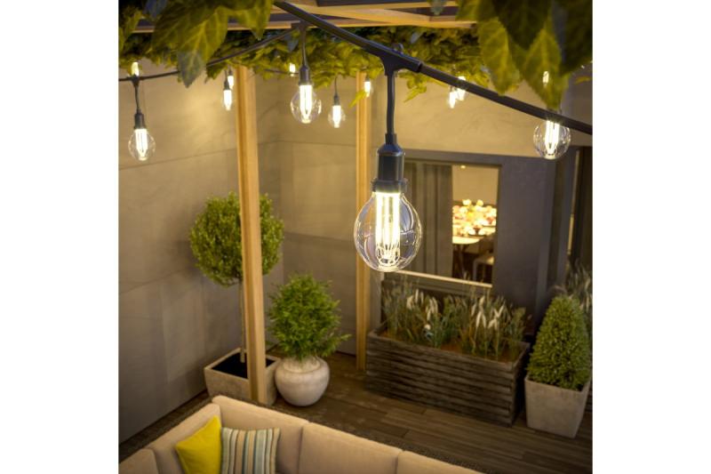 Decor Tuinskična veriga 10m AC220-240V 50-60Hz 10xE27 2x0 75mm 1208958646