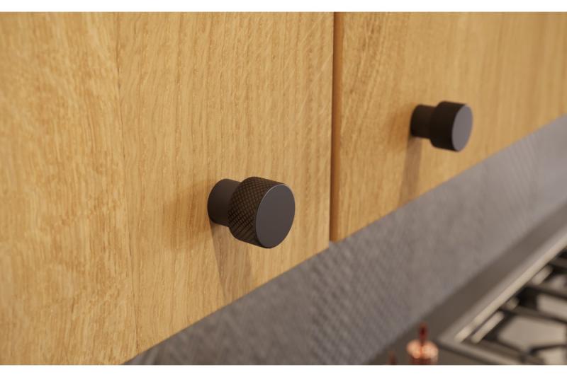 Aluminijasti gumb STRUCTURE črna mat 1208959148