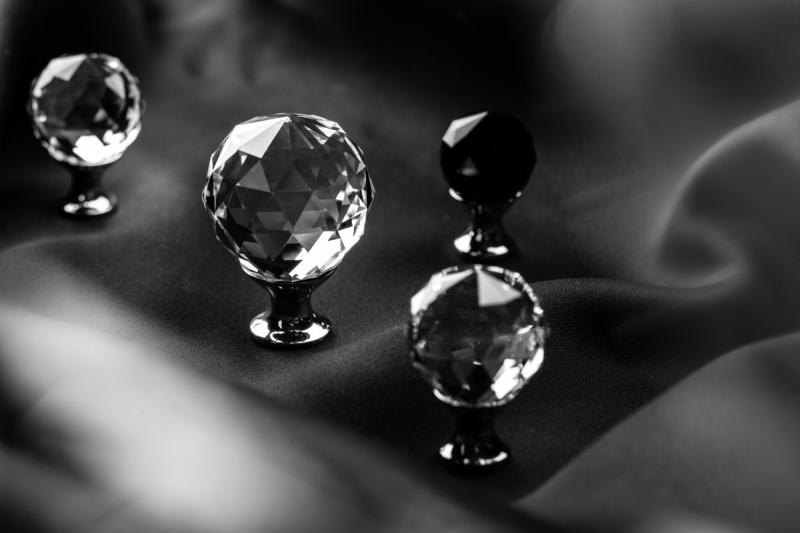 Gumb Zamak Crystal Palace A 30mm krom + CRYSTAL 1208959265