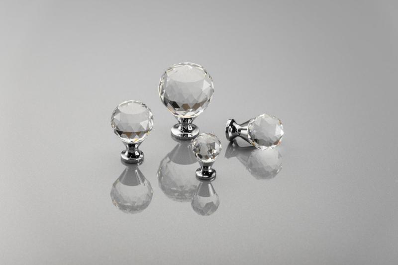Gumb Zamak Crystal Palace A 30mm krom + CRYSTAL 1208959265