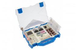 Hoegert Set rezervnih delov za mini brusilnik, 155 kosov. 1208960202